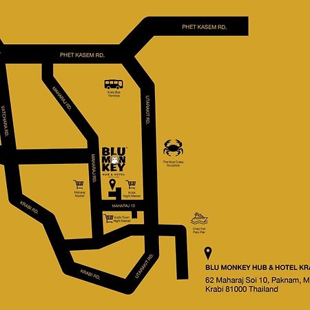 Newly Opened - Blu Monkey Hub And Hotel Krabi Town ภายนอก รูปภาพ
